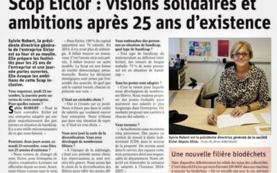 Scop Eiclor: visions solidaires et ambitions après 25 ans d’existence